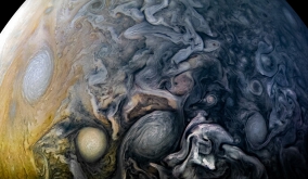 木星复杂的云