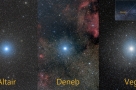 夏季大三角的恒星