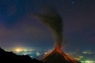 恒星之下的火山爆发