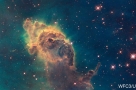 船底座星云的尘埃柱