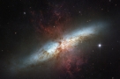M82：一个存在超级星系风的星系