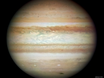 Collision leaves giant Jupiter bruised