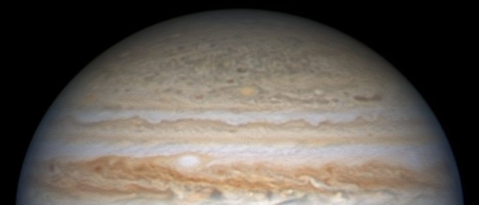 带大红斑的木星